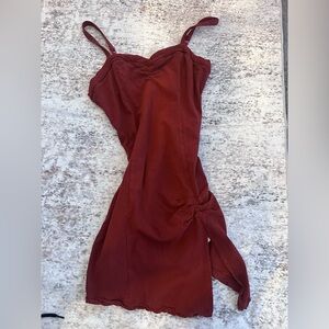 FP Movement by Free People Rust Mini Dress